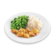 Kipstukjes kerriesaus erwten rijst 232x176